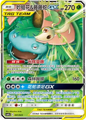 Venusaur & Snivy-GX (Battle Party Set (Grass Deck) 001/023) #001