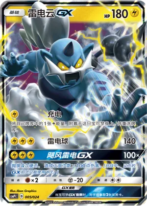 Thundurus-GX (Battle Party Set (Reward Pack) 005/024) #005