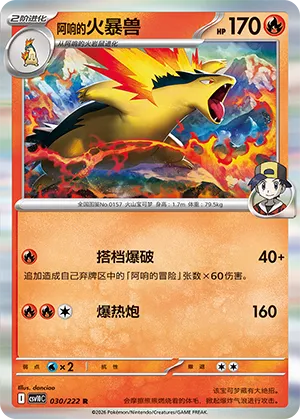 Ethan's Typhlosion #030