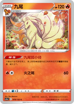 Ninetales (Nine Colors Gathering (Friend) 019/132) #019
