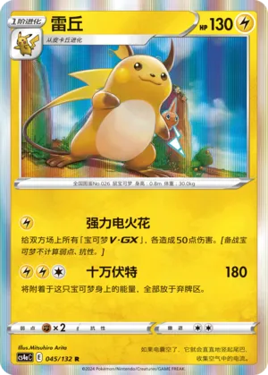 Raichu (Nine Colors Gathering (Friend) 045/132) #045