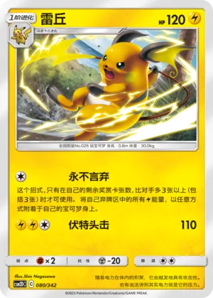 Raichu #080