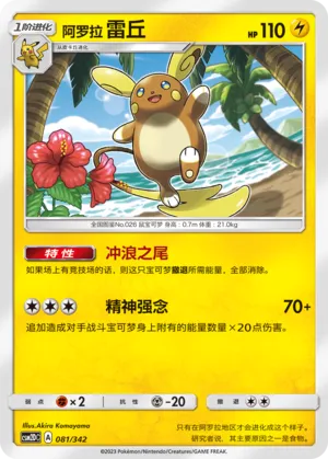 Alolan Raichu #081