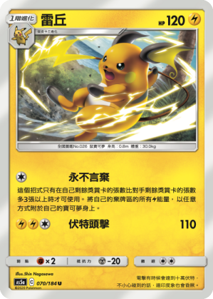 Raichu #070