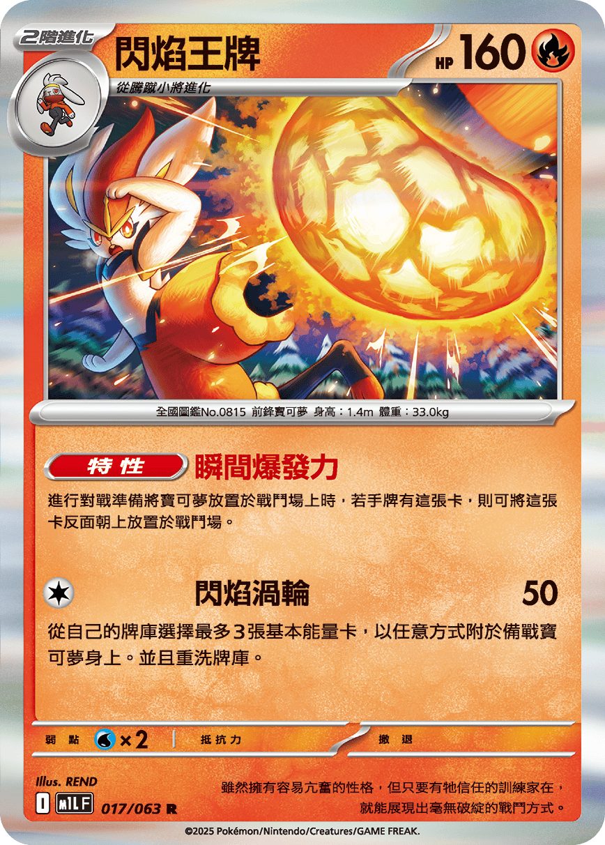Cinderace #017