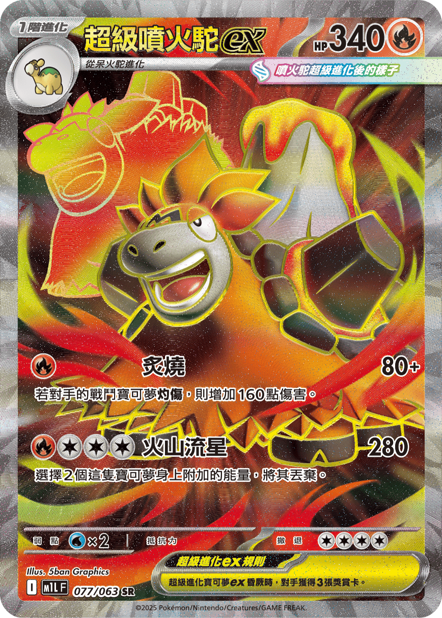 Mega Camerupt ex #077