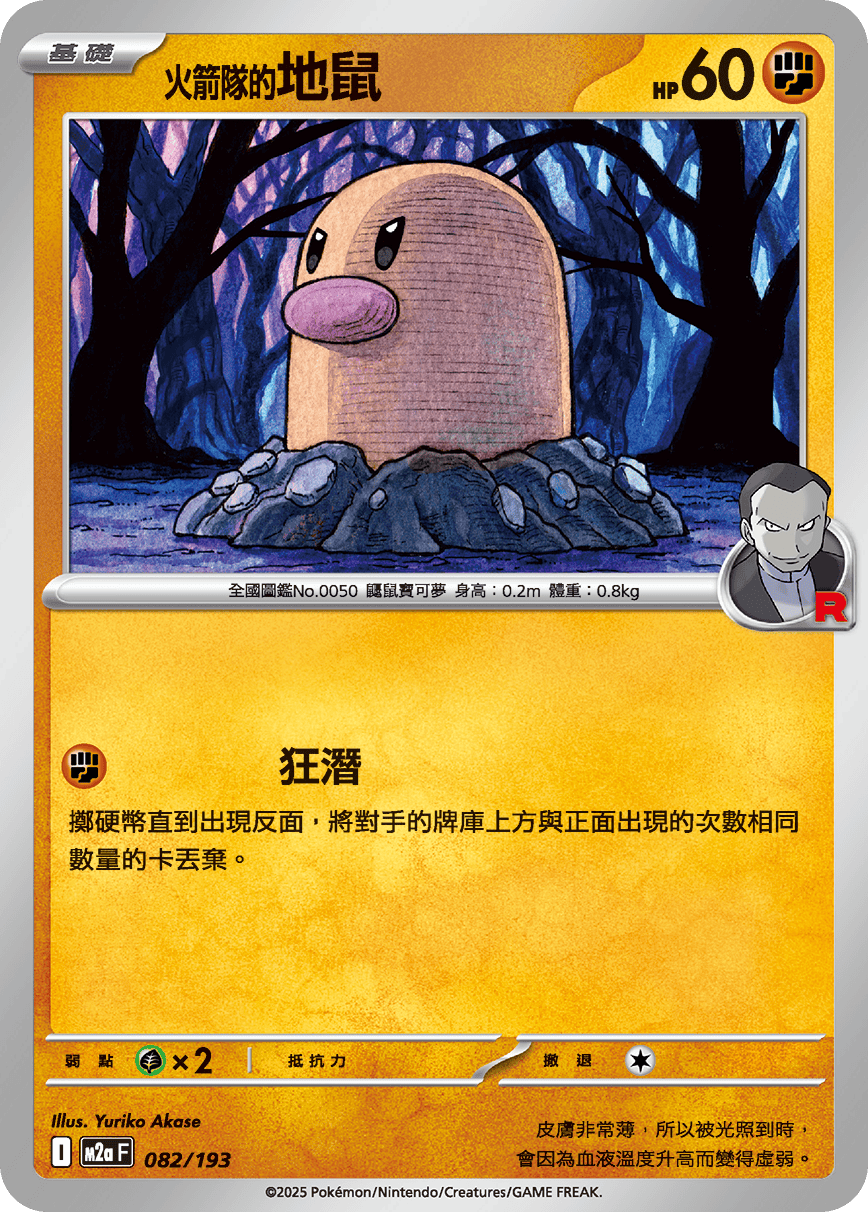 Team Rocket's Diglett #216