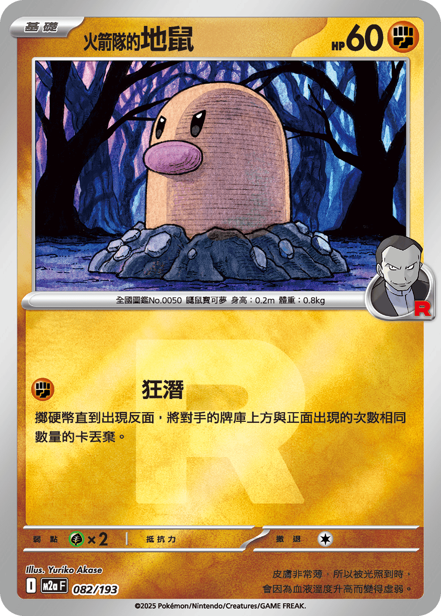 Team Rocket's Diglett #217