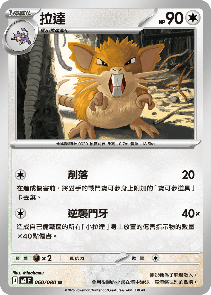 Raticate #060