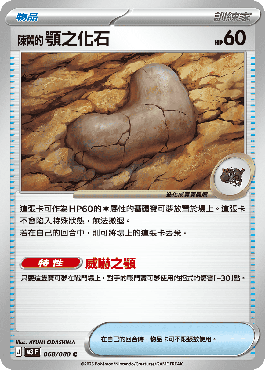 Antique Jaw Fossil #068