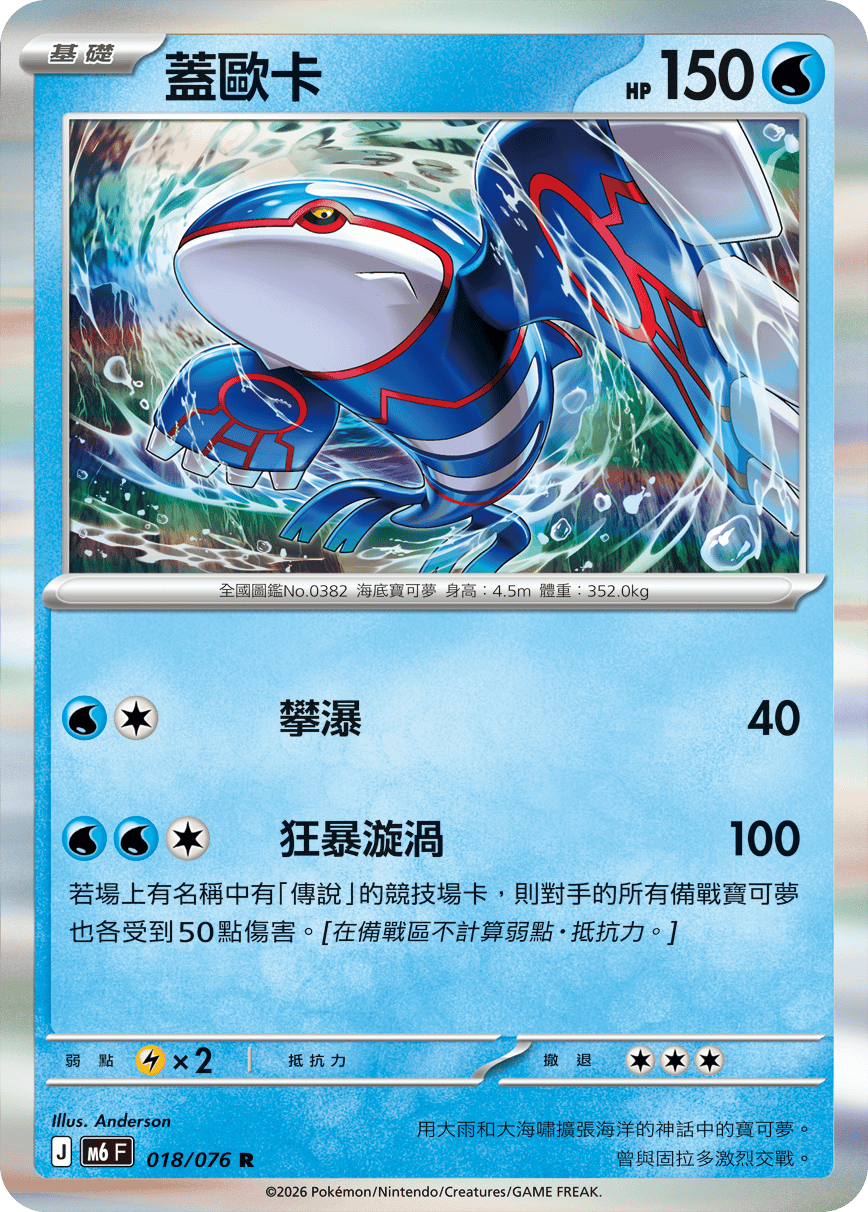 Kyogre #018