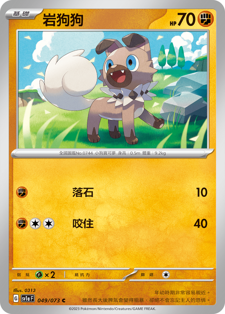 Rockruff #049