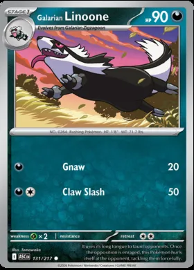 Linoone di Galar #131