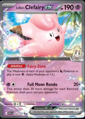 Clefairy-ex di Lylia #76