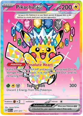 Pikachu-ex #277