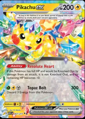 Pikachu-ex #57