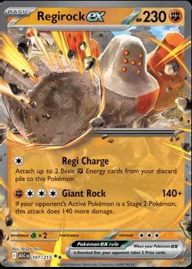 Regirock-ex #107