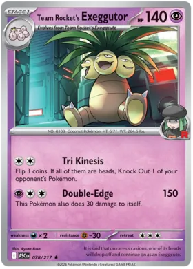 Exeggutor del Team Rocket #78