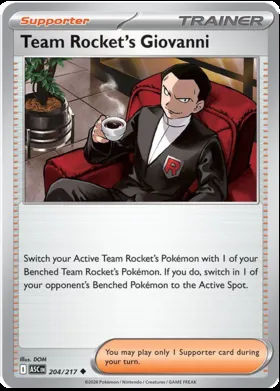 Giovanni del Team Rocket #204