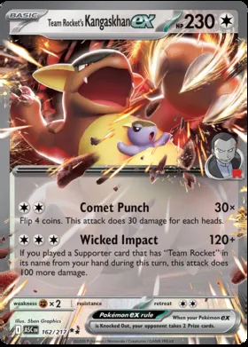 Kangaskhan-ex del Team Rocket #162