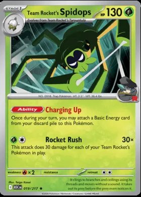 Spidops del Team Rocket #19
