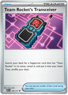 Ricetrasmettitore del Team Rocket #209