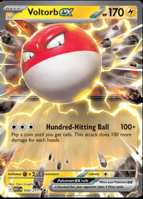 Voltorb-ex #58