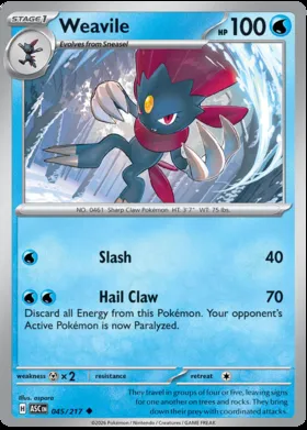 Weavile #45