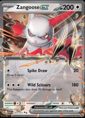 Zangoose-ex #167