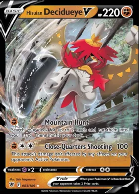 Decidueye di Hisui V #83