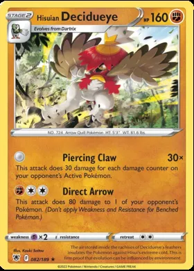 Decidueye di Hisui #82