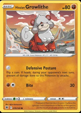 Growlithe di Hisui #70