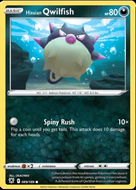 Qwilfish di Hisui #89