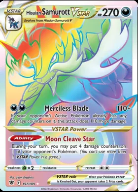 Samurott di Hisui V ASTRO #197