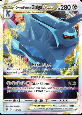 Dialga Originale V ASTRO #114