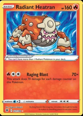 Heatran Lucente #27