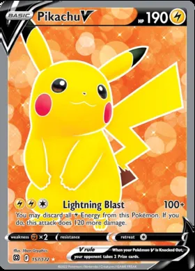 Pikachu V #157