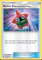 Pokédex Rotom - Modalità Pokévisore #122
