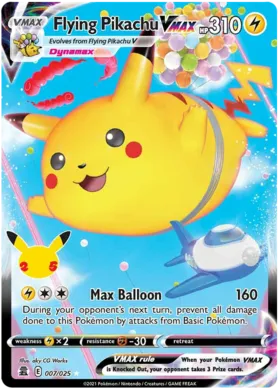 Pikachu Volo VMAX #7