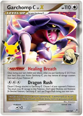 Garchomp C LV. X (Celebrations Promo) - Platinum #145