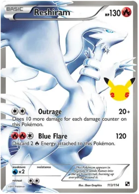 Reshiram (Celebrations Promo) #113