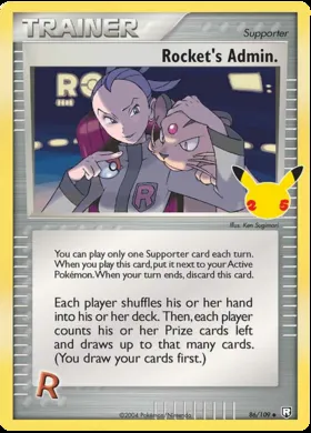 Rocket's Admin (Celebrations Promo) #86