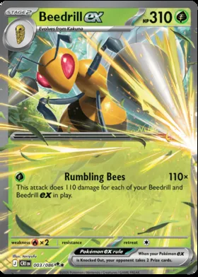 Beedrill-ex #003/086
