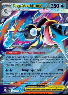 Mega Greninja-ex #22