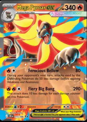 Mega Pyroar-ex #015/086