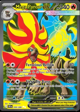 Mega Pyroar-ex #99