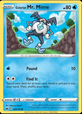 Mr. Mime di Galar #30