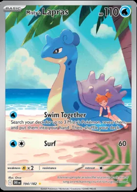 Lapras di Misty #194