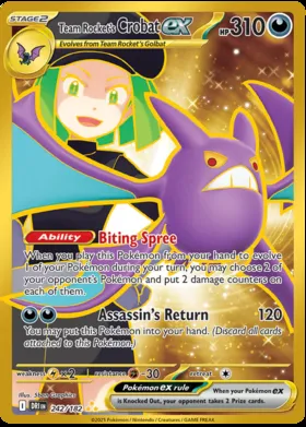 Crobat-ex del Team Rocket #242