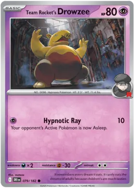 Drowzee del Team Rocket #79